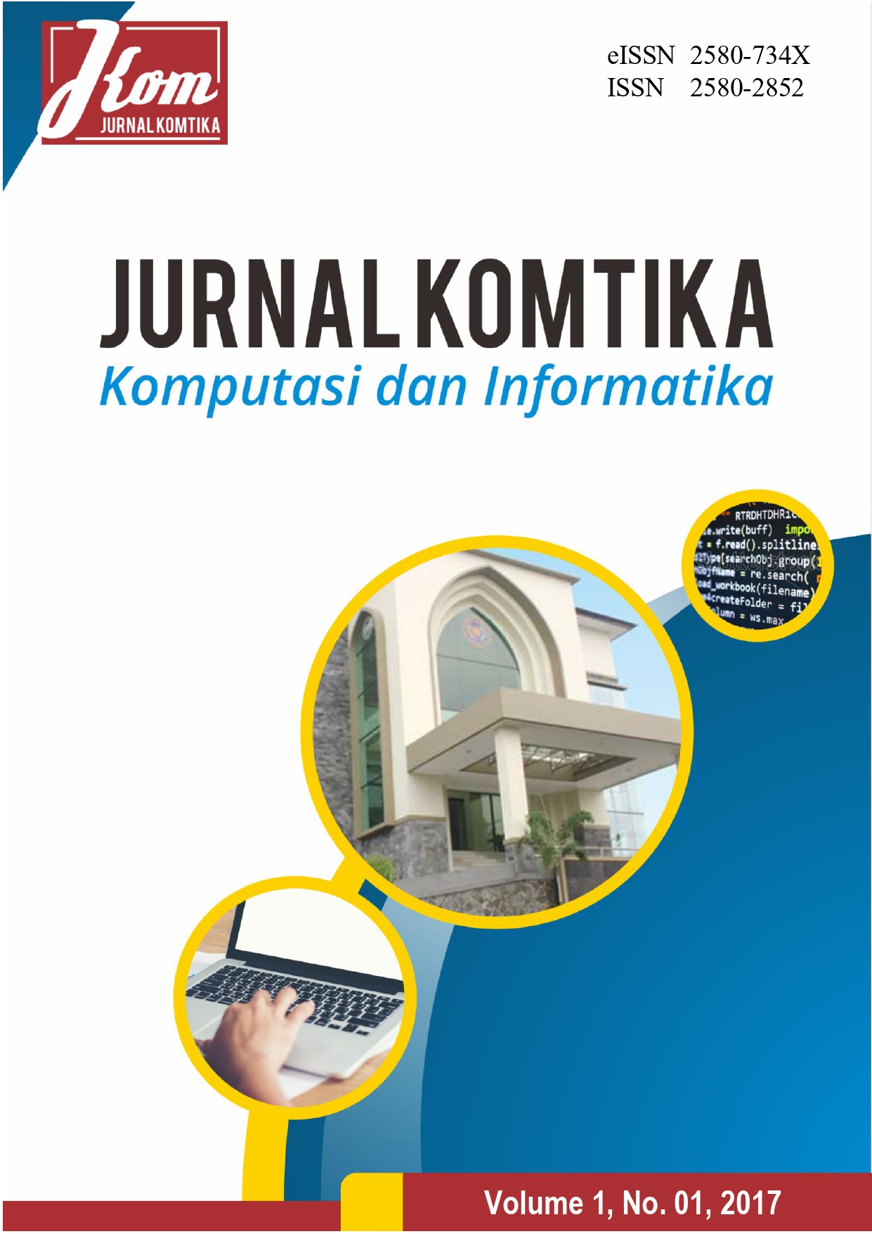 Jurnal KOMTIKA Volume 1 No 1 Tahun 2017